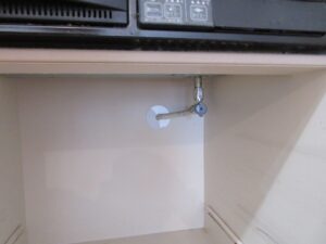 加熱機器ガスコンロ　コック写真